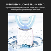 U-Shaped Automatic Sonic Toothbrush — Hands-Free Cleaning
